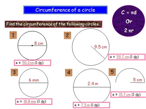 Area and Circumference of a circle | Teaching Resources