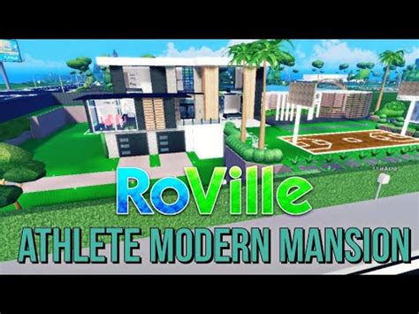 RoVille: Modern Mansion Athlete's Version | Tour + Code!! - YouTube