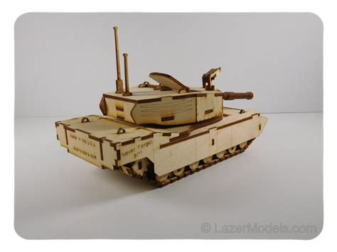 Wood Model Kit of M1 Abrams Tank - Etsy