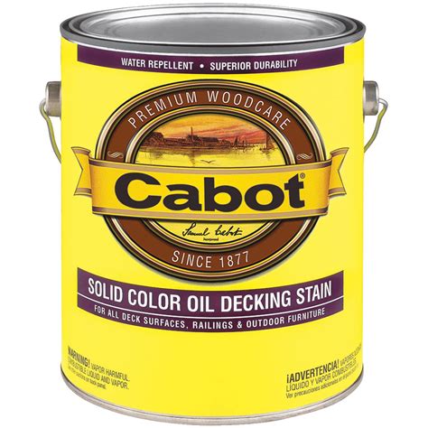 Cabot VOC Solid Color Oil Deck Stain - Walmart.com