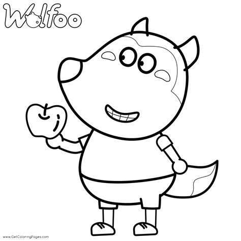 Wolfoo coloring page | Cartoon coloring pages, Coloring pages, Coloring pages for kids