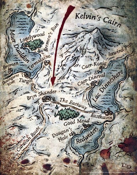 Icewind Dale Termalaine Fantasy World Map Fantasy City Map | Images and Photos finder