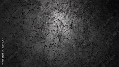 Cracked Wall Abstract Background. Grey Background Texture. Stock Illustration | Adobe Stock