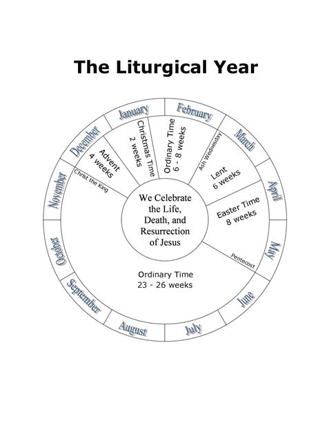 20+ Liturgical Calendar 2021 - Free Download Printable Calendar Templates ️