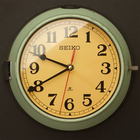 Vintage Ship's Seiko Wall Clock