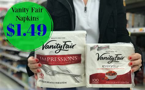 Get Vanity Fair Napkins for JUST $1.49 at Kroger (Reg Price $3.19 ...