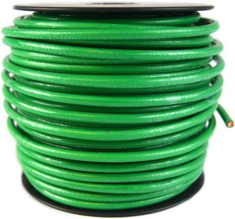 10 Gauge AWG Green Ground Wire 100 ft Solid Copper UL Listed: Amazon.ca ...