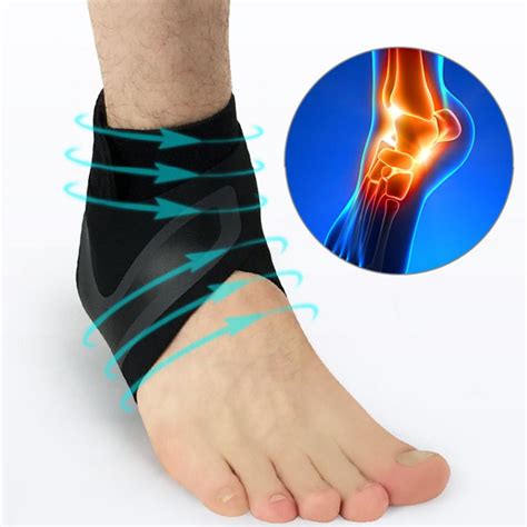 Orthopedic Brace AOLIKES Outdoor Sport Training Right Ankle Protector ...