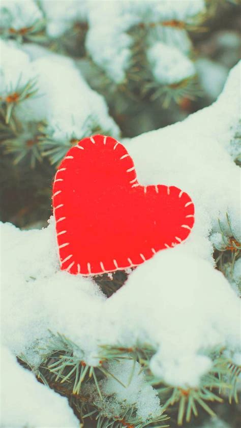 Hearts In The Snow Wallpapers - Wallpaper Cave