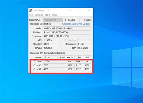 How To Check The Cpu Temperature Of Your Pc In Windows 10 | Images and Photos finder