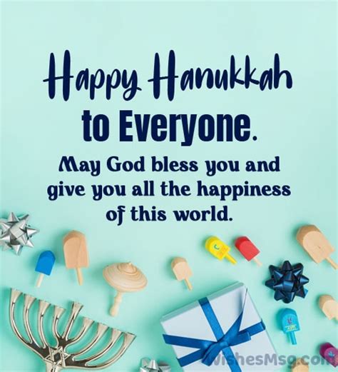 100+ Happy Hanukkah Wishes and Greetings - WishesMsg