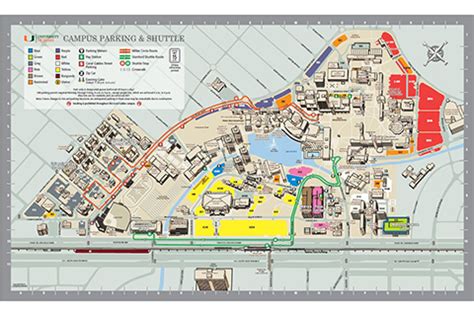 Campus Parking Map | Parking and Transportation|Real Estate and Facilities | University of Miami