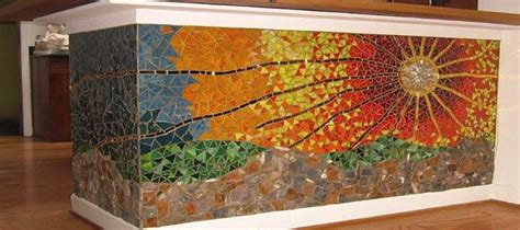 Mosaic Art in the Kitchen, turning walls into art - Mosaics Lab - contemporary mosaic art ...