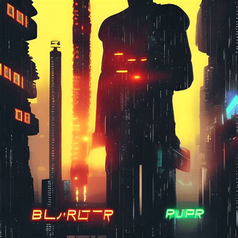 Blade Runner in Cyberpunk Edgerunner Style · Creative Fabrica