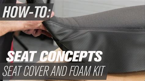 How To Install the Seat Concepts Motorcycle Seat Cover and Foam Kit ...