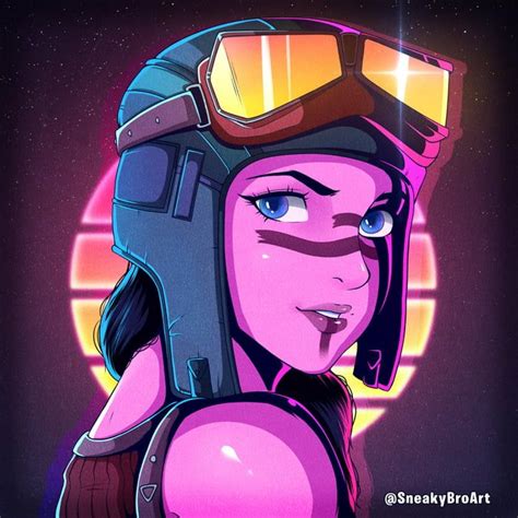 Drawing Of Renegade Raider In A Retro 80's Style (Commission) Video Game Fan Art, Game Art ...