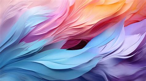 Premium AI Image | Abstract digital art of a wavelike pattern Gradient colors from light orange ...