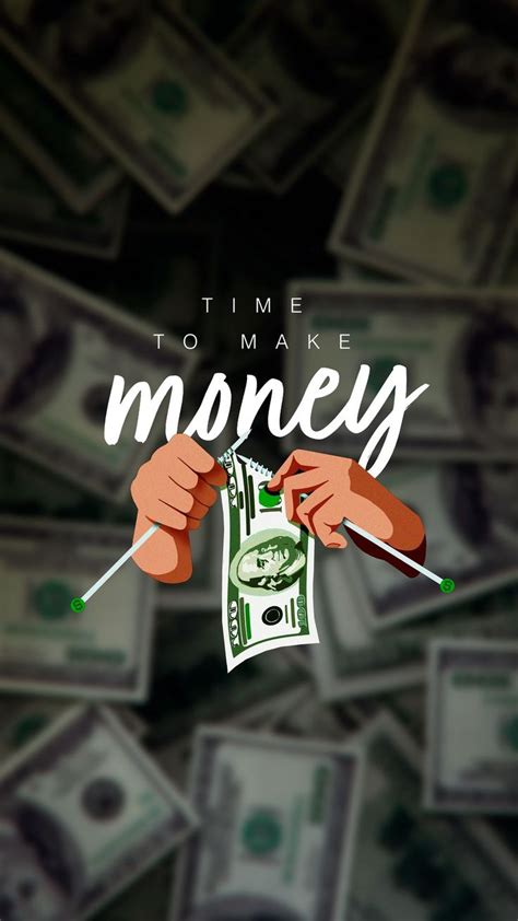 Wallpaper money, dollars, knitting, time, inscription, words, Words 4K ...