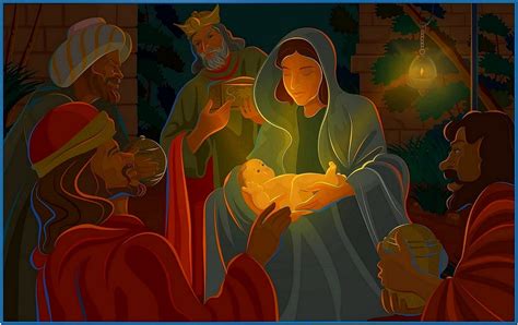 Christian Christmas Wallpapers and Screensavers - Download-Screensavers.biz