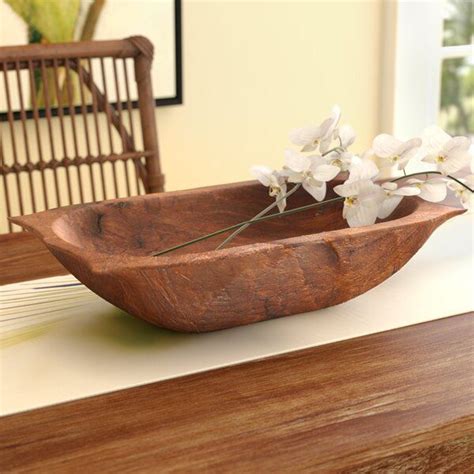 Glenfield Deep Wooden Dough with Handles Decorative Bowl | Wooden dough ...