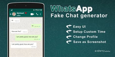 WhatsApp Fake Chat Generator Script by Lovelywebapps | Codester