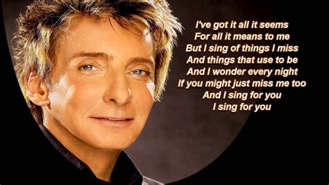 This One's For You + Barry Manilow + Lyrics / HD Chords - Chordify