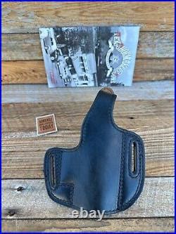 Tex Shoemaker Heckler Koch H&K P7 PSP OWB Holster Black Leather Suede ...