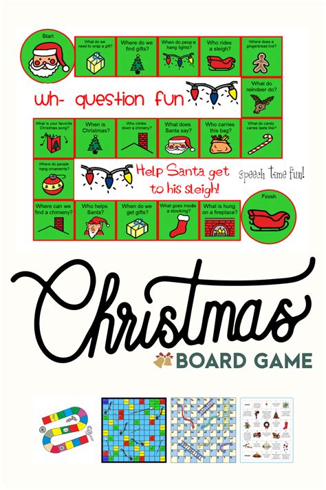 5 Best Printable Christmas Board Games PDF for Free at Printablee