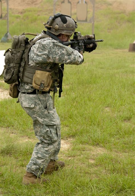 Photo : army ranger with M4a1 at Ranger Rendezvous 2011