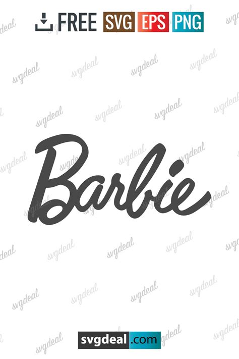 Free Barbie Logo Svg Free - SVGDeal.com