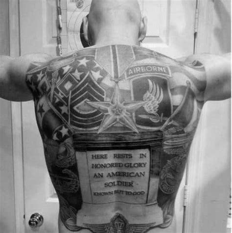 30 Airborne Tattoos For Men - Military Ink Design Ideas