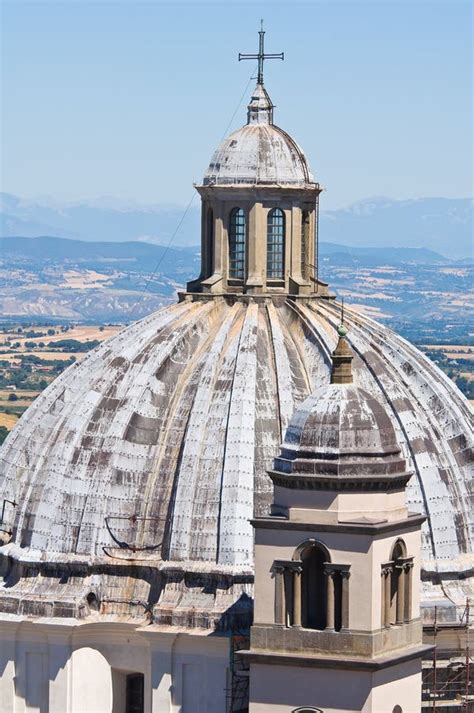 Cathedral of St. Margherita. Montefiascone. Lazio. Italy Stock Photo - Image of architecture ...