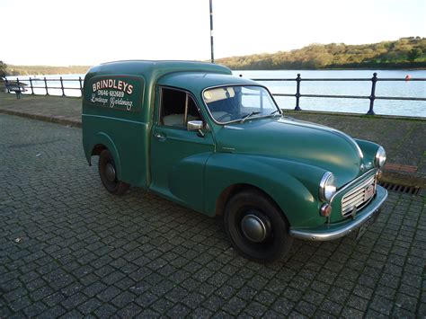 Morris van in daily use | Morris minor, Van design, Morris