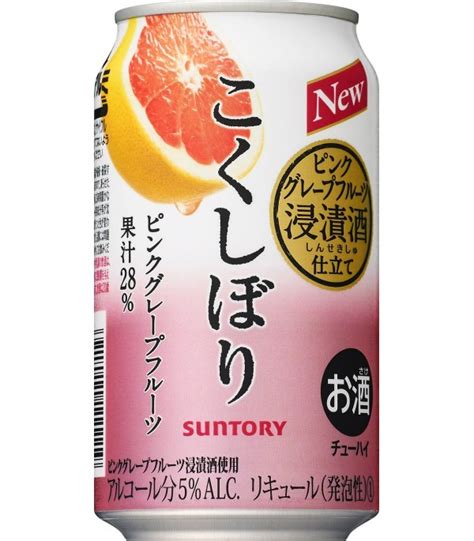 Suntory Chu-Hi Kokushibori Pink Grapefruit 35cl X6