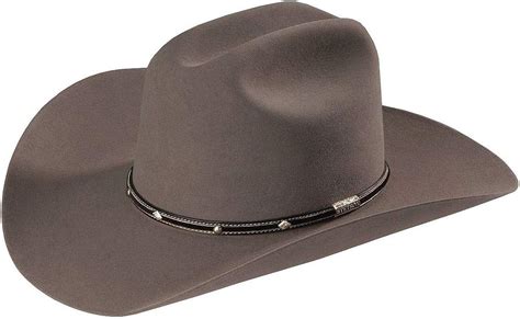 Hat Cowboy Felt Fur 6X Angus Mens Stetson - Grey Granite Sfangs-754049 ...