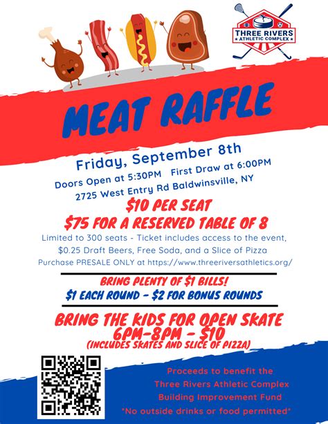 Three Rivers Athletic Complex | Charity Meat Raffle