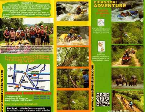 Chiang Mai Adventure White Water Rafting (Thailand) - Brochures ...