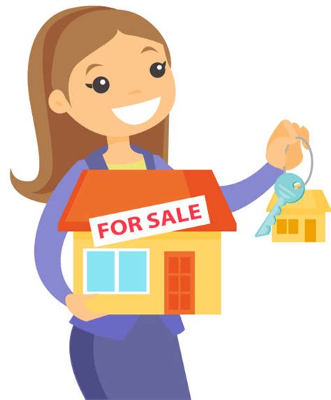 Royalty Free Real Estate Buying Real Estate Agent Cartoon Clip Art ...