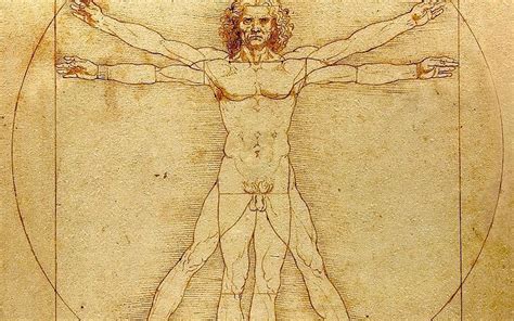 The "Vitruvian Man" by Da Vinci - Famous Human Proportion Study