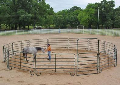 Horse Corral Panels with Galvanized Round, Square and Oval Pipe