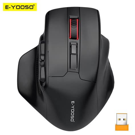 E-YOOSO X-31 USB 2.4G Wireless Gaming Large Mouse for Big Hands PAW3212 4800 DPI 5 buttons for ...