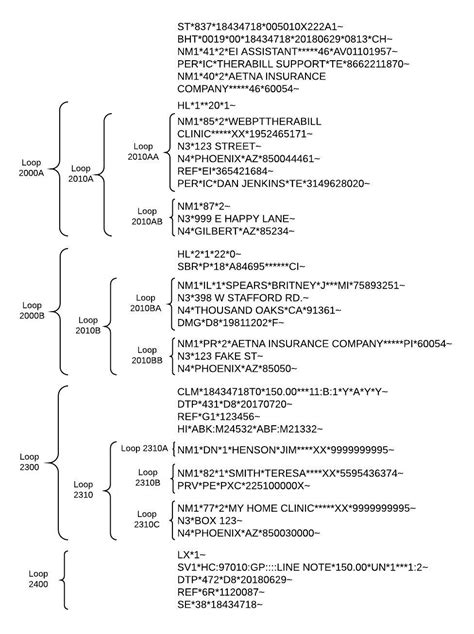 How to Read an EDI (837) File - Overview – Therabill