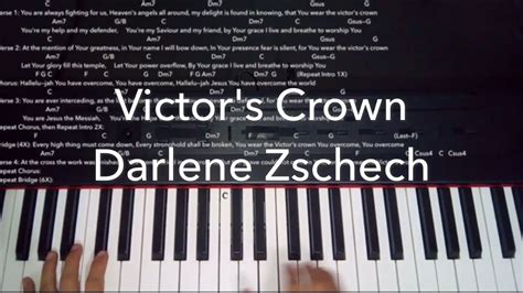 Victor's Crown Darlene Zschech Piano Cover Chords and Melody Chords ...