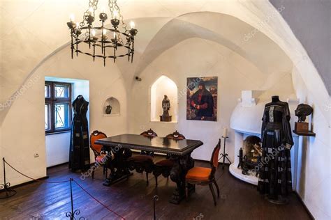 Interior of Bran Castle in Transylvania – Stock Editorial Photo ...