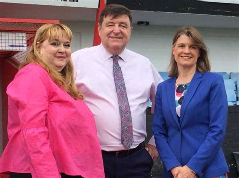 Redditch MP Rachel Maclean visits the Valley Stadium as season kicks off - The Redditch Standard