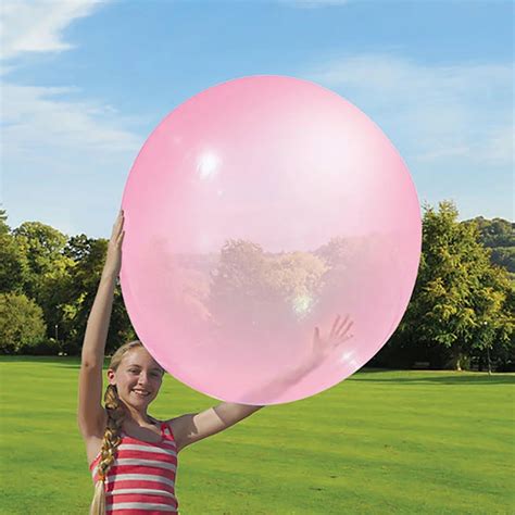 1pc Big Bubble Ball Inflatable Fun Ball Amazing Tear-Resistant Super Large Bubble Ball Children ...