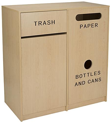 Food Court Trash Receptacles | Recycling Station