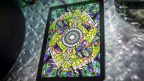 Stained Glass Behemoth Bicycle Playing Cards – PlayingCardDecks.com