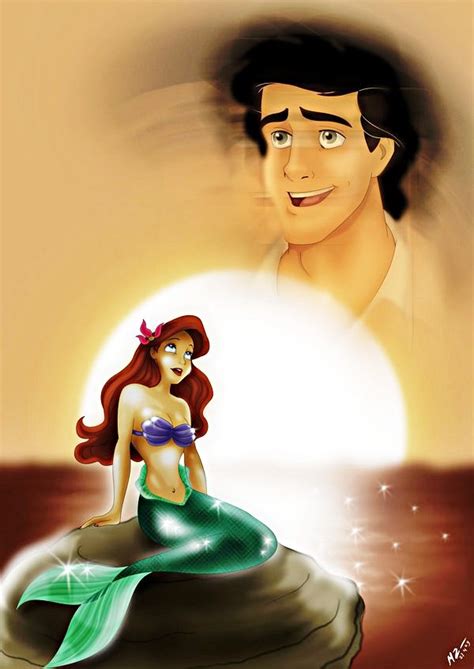 Walt Disney Fan Art - Prince Eric & Princess Ariel - walt-disney-characters Fan Art Disney ...