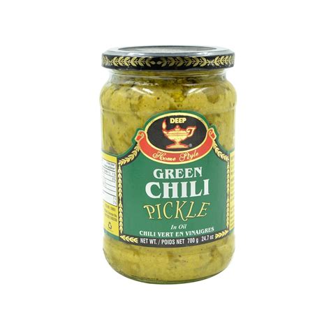 Deep Green Chilli Pickle 24.7 Oz - Walmart.com